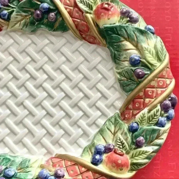 Fritz & Floyd Collectable Holiday Small Oval Tray - Picture 2 of 5